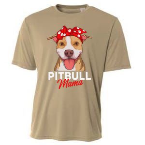 Pittie Mama Pitbull Dog Mom Funny Mothers Day Gifts Cooling Performance Crew T-Shirt