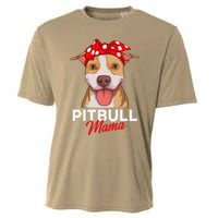 Pittie Mama Pitbull Dog Mom Funny Mothers Day Gifts Cooling Performance Crew T-Shirt