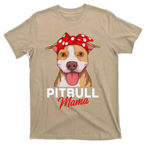 Pittie Mama Pitbull Dog Mom Funny Mothers Day Gifts T-Shirt