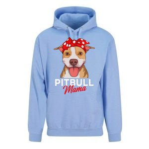 Pittie Mama Pitbull Dog Mom Funny Mothers Day Gifts Unisex Surf Hoodie