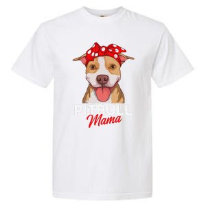 Pittie Mama Pitbull Dog Mom Funny Mothers Day Gifts Garment-Dyed Heavyweight T-Shirt