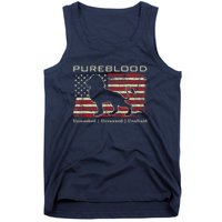 Pureblood Movement #Pureblood Medical Freedom Lion USA Flag Tank Top