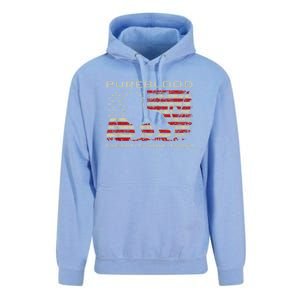 Pureblood Movement #Pureblood Medical Freedom Lion USA Flag Unisex Surf Hoodie