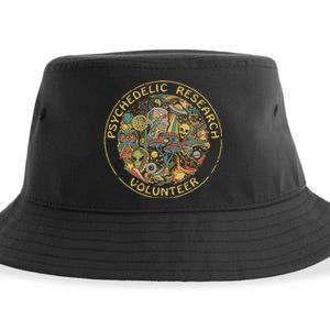 Psychedelic Mushroom Psychedelic Research Volunteer Sustainable Bucket Hat