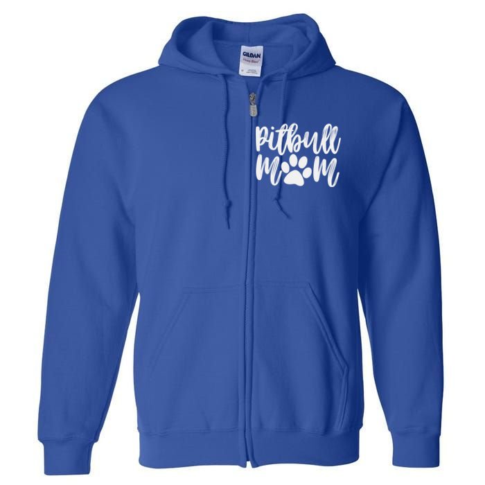 Pitbull Mom Pitbull Gift 'S Dog Puppy Rescue Gift Full Zip Hoodie