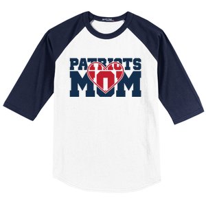 Patriots Mom Baseball Sleeve Shirt