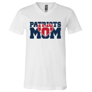 Patriots Mom V-Neck T-Shirt