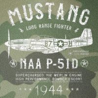 P51 Mustang Legacy Tie Dye Trucker Hat