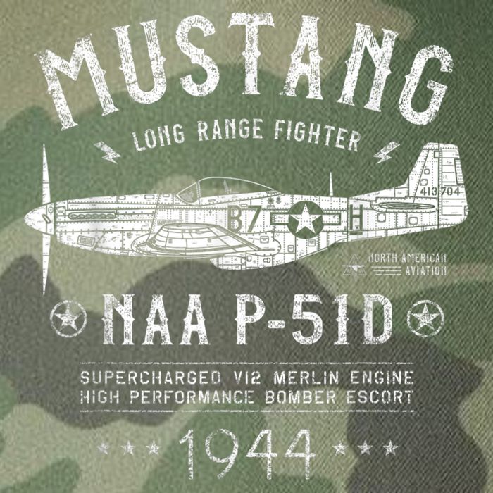 P51 Mustang Legacy Tie Dye Trucker Hat