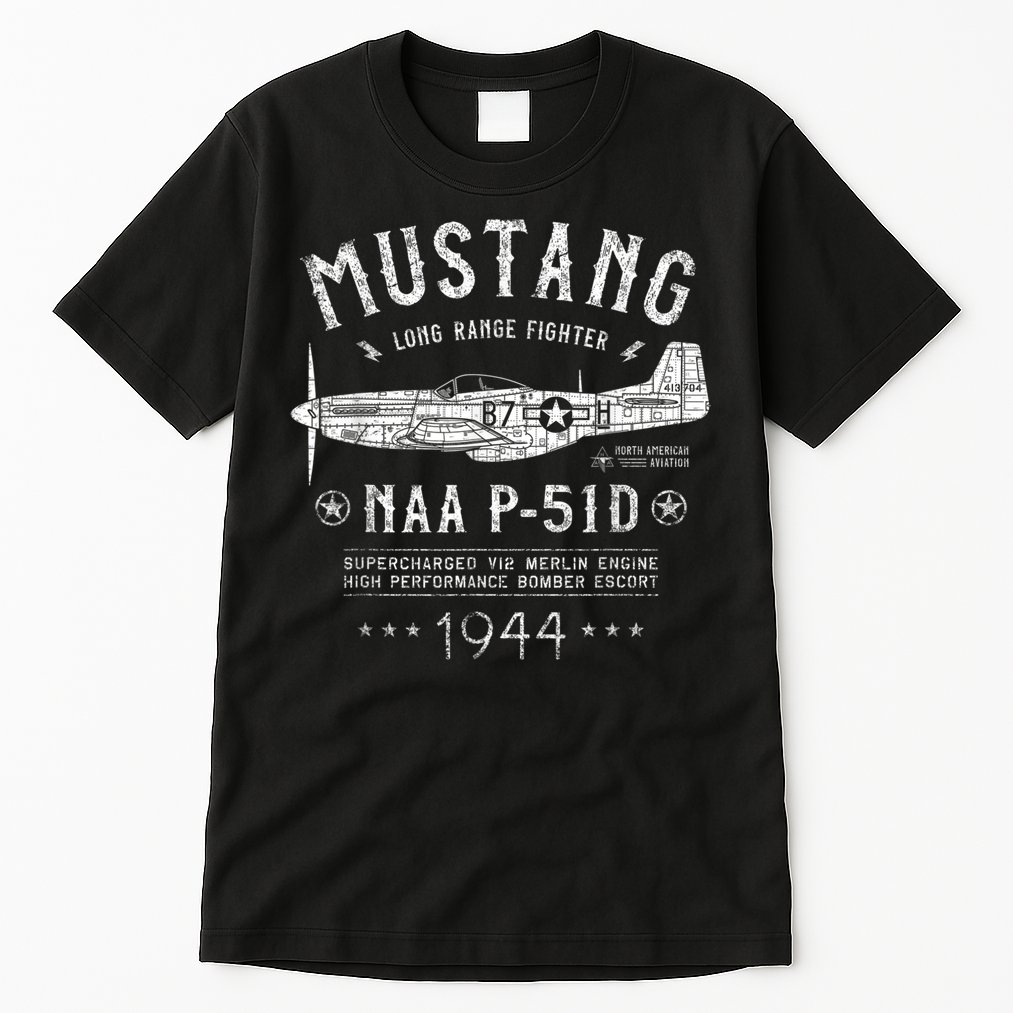 P51 Mustang Tall T-Shirt