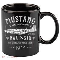 P51 Mustang 11oz C Handle Ceramic Mug