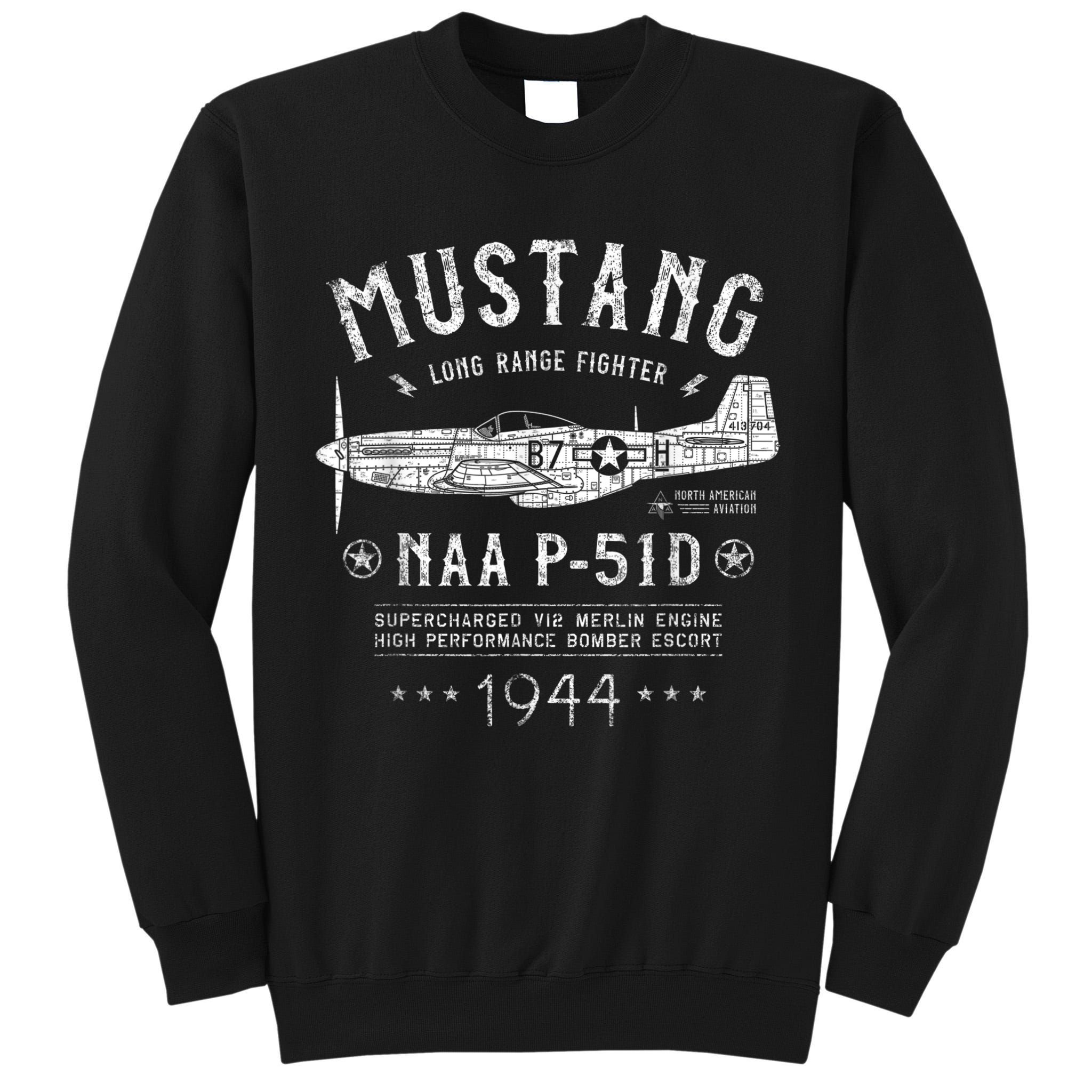 P51 Mustang Tall Sweatshirt