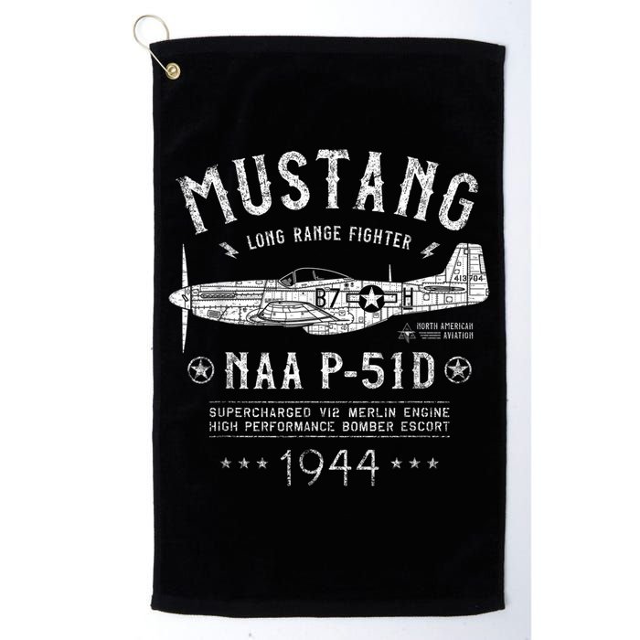 P51 Mustang Golf Towel