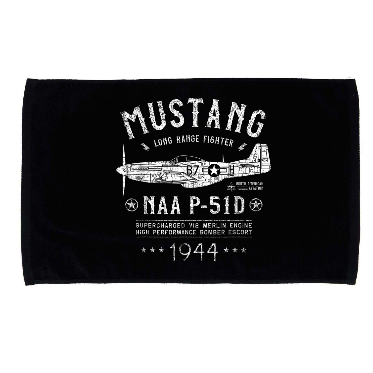 P51 Mustang Microfiber Hand Towel