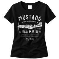 P51 Mustang Womens T-Shirt