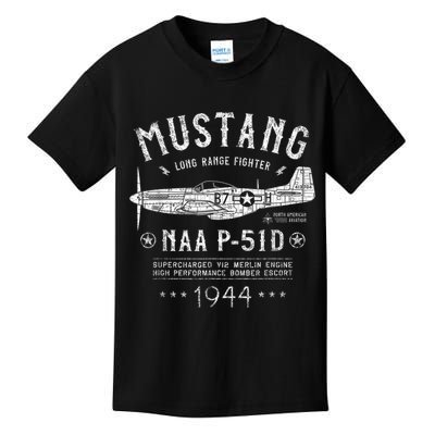 P51 Mustang Kids T-Shirt