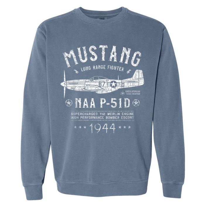 P51 Mustang Garment-Dyed Sweatshirt