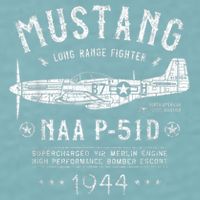 P51 Mustang Sueded Cloud Jersey T-Shirt