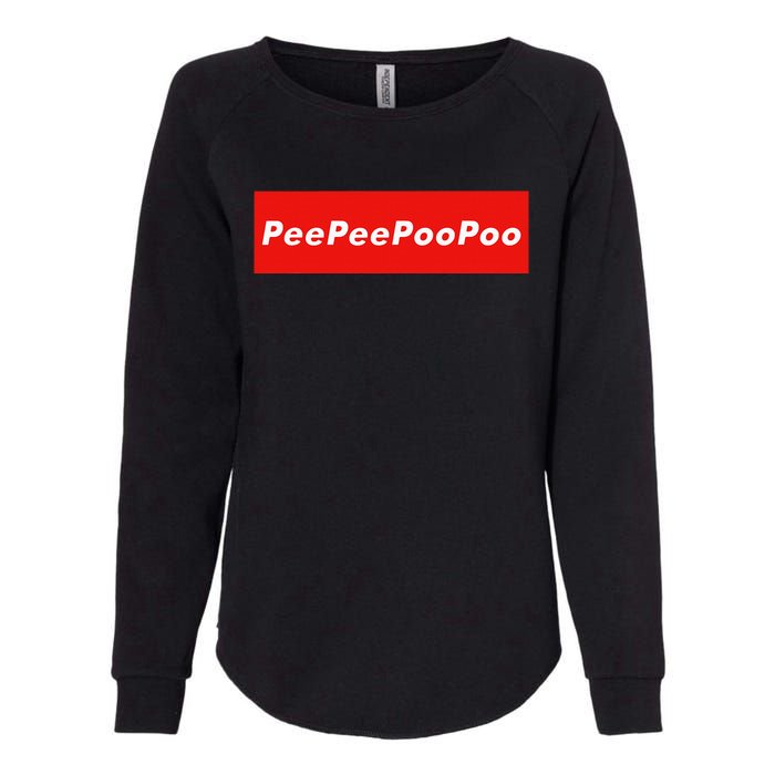 Peepeepoopoo Meme Womens California Wash Sweatshirt