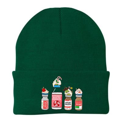 Peppermint Mocha Propofol Cute Christmas Nurse Er Ed Icu Rn Knit Cap Winter Beanie