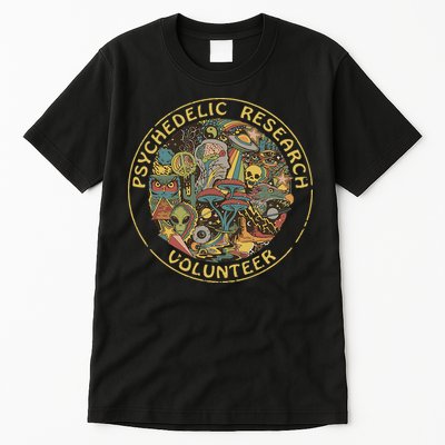 Psychedelic Mushroom Psychedelic Research Volunteer Tall T-Shirt