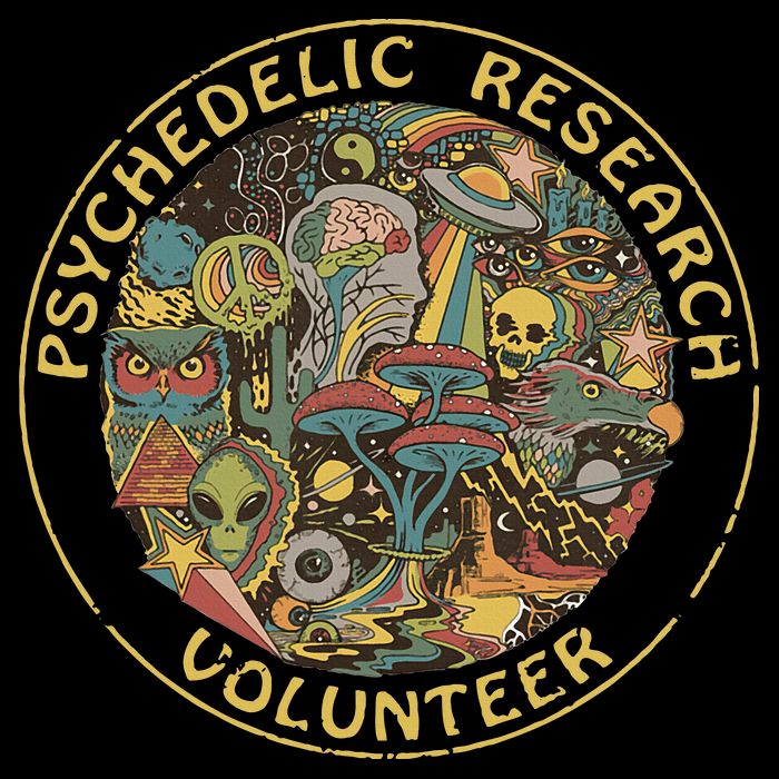 Psychedelic Mushroom Psychedelic Research Volunteer Sustainable Knit Beanie