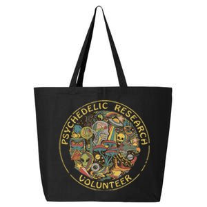 Psychedelic Mushroom Psychedelic Research Volunteer 25L Jumbo Tote