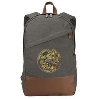Psychedelic Mushroom Psychedelic Research Volunteer Cotton Canvas Backpack