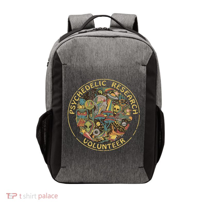 Psychedelic Mushroom Psychedelic Research Volunteer Vector Backpack