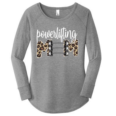 Powerlifting Mom Powerlifting Mama Of A Powerlifter Meaningful Gift Women's Perfect Tri Tunic Long Sleeve Shirt