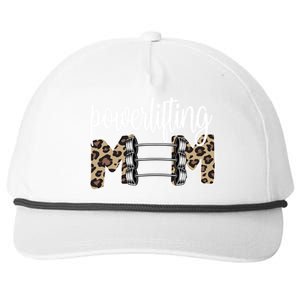 Powerlifting Mom Powerlifting Mama Of A Powerlifter Meaningful Gift Snapback Five-Panel Rope Hat