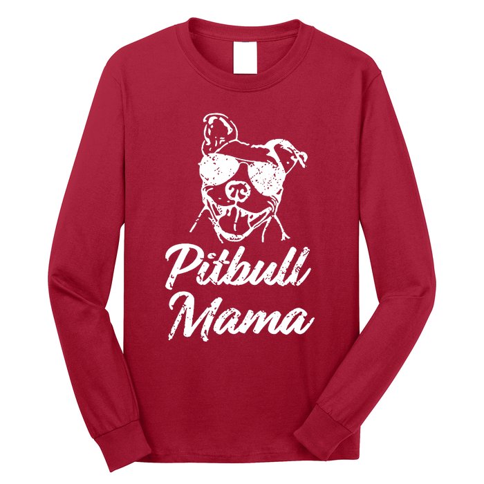 Pitbull Mom Long Sleeve Shirt