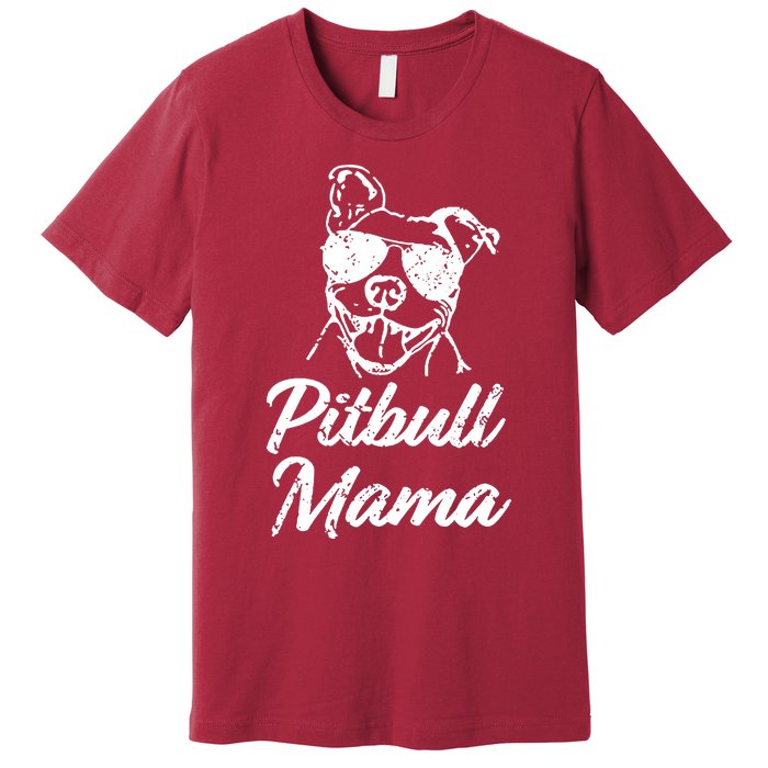 Pitbull Mom Premium T-Shirt