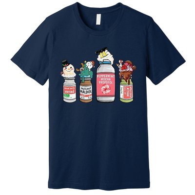 Peppermint Mocha Propofol  Cute Christmas Nurse Premium T-Shirt