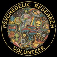 Psychedelic Mushroom Psychedelic Research Volunteer Flexfit Unipanel Trucker Cap