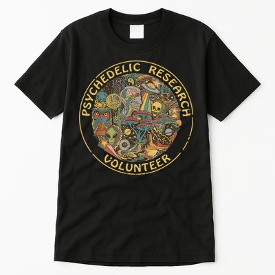Psychedelic Mushroom Psychedelic Research Volunteer Tall T-Shirt