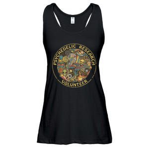 Psychedelic Mushroom Psychedelic Research Volunteer Ladies Essential Flowy Tank