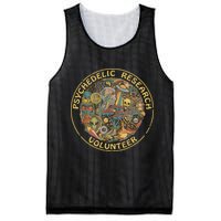 Psychedelic Mushroom Psychedelic Research Volunteer Mesh Reversible Basketball Jersey Tank