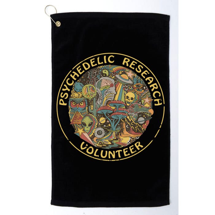 Psychedelic Mushroom Psychedelic Research Volunteer Golf Towel