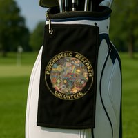 Psychedelic Mushroom Psychedelic Research Volunteer Golf Towel