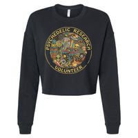 Psychedelic Mushroom Psychedelic Research Volunteer Cropped Pullover Crew