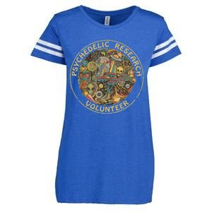 Psychedelic Mushroom Psychedelic Research Volunteer Enza Ladies Jersey Football T-Shirt