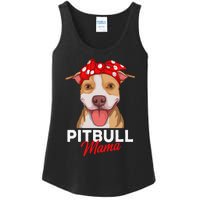 Pittie Mama Pitbull Dog Mom Funny Mothers Day Gifts Ladies Essential Tank