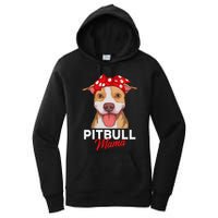 Pittie Mama Pitbull Dog Mom Funny Mothers Day Gifts Women's Pullover Hoodie