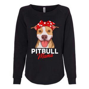 Pittie Mama Pitbull Dog Mom Funny Mothers Day Gifts Womens California Wash Sweatshirt