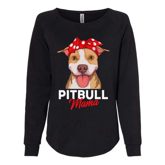 Pittie Mama Pitbull Dog Mom Funny Mothers Day Gifts Womens California Wash Sweatshirt