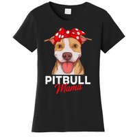 Pittie Mama Pitbull Dog Mom Funny Mothers Day Gifts Women's T-Shirt