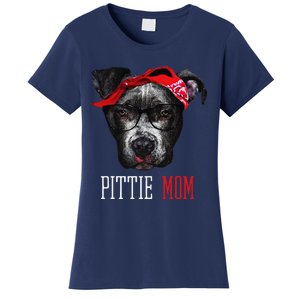 Pittie Mom Pitbull Dog Lovers Mothers Day Gift Women's T-Shirt