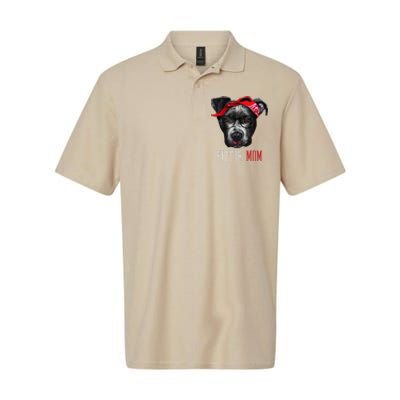 Pittie Mom Pitbull Dog Lovers Mothers Day Gift Softstyle Adult Sport Polo