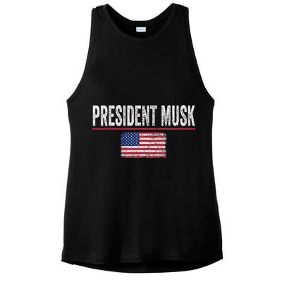 President Musk Ladies PosiCharge Tri-Blend Wicking Tank